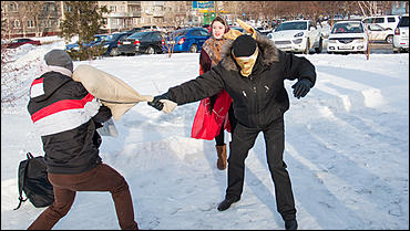 25 январь 2016 г., Барнаул © Амител Вячеслав Мельников   Как отметили День студента в Барнауле 