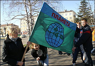 21 апреля 2007 г., Барнаул   В Барнауле прошел общегородской субботник