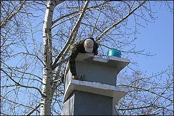 21 апреля 2007 г., Барнаул   В Барнауле прошел общегородской субботник