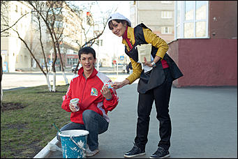 21 апреля 2012 г., Барнаул   Субботник с "Радио Шансон Барнаул" (101,9 FM)