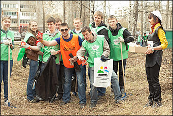 21 апреля 2012 г., Барнаул   Субботник с "Радио Шансон Барнаул" (101,9 FM)