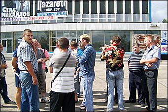 9 августа 2011 г., Барнаул   Акция протеста таксистов