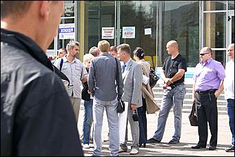 9 августа 2011 г., Барнаул   Акция протеста таксистов