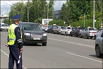 9 августа 2011 г., Барнаул   Акция протеста таксистов