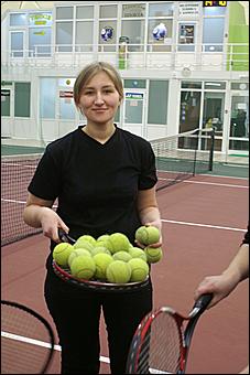 13 февраля 2010 г., Барнаул   Начало зимней олимпиады барнаульские журналисты отметили на теннисом корте 