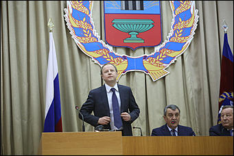 1 июня 2018 г., Барнаул. Екатерина Смолихина   Смена лиц: политическую элиту Алтая познакомили с Виктором Томенко
