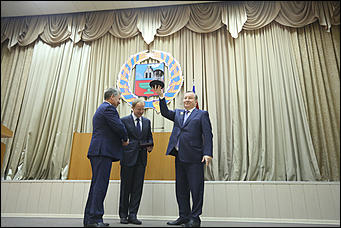 1 июня 2018 г., Барнаул. Екатерина Смолихина   Смена лиц: политическую элиту Алтая познакомили с Виктором Томенко
