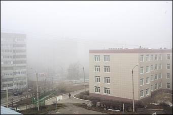 8 апрель 2016 г., Барнаул © Амител Вячеслав Мельников   Барнаул в тумане