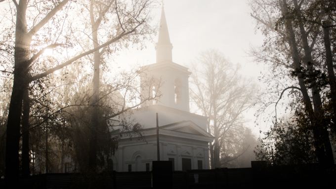 3 октябрь 2016 г., Барнаул &copy; Амител Вячеслав Мельников   В туманной тишине: зыбкие "миражи" Нагорного парка  