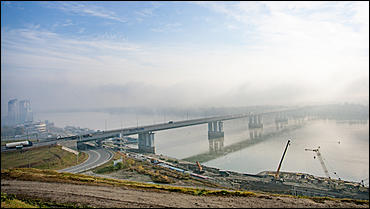 3 октябрь 2016 г., Барнаул © Амител Вячеслав Мельников   В туманной тишине: зыбкие "миражи" Нагорного парка  