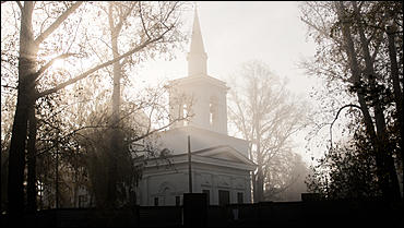 3 октябрь 2016 г., Барнаул © Амител Вячеслав Мельников   В туманной тишине: зыбкие "миражи" Нагорного парка  