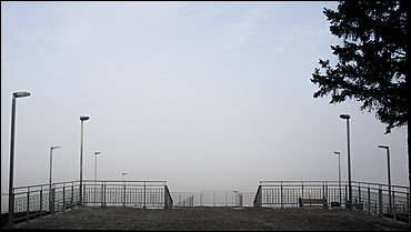 3 октябрь 2016 г., Барнаул © Амител Вячеслав Мельников   В туманной тишине: зыбкие "миражи" Нагорного парка  