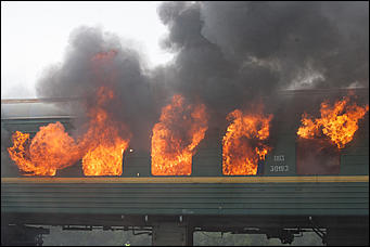 25 август 2016 г., Барнаул © Амител Вячеслав Мельников   Быть готовыми. Как проходили учения железнодорожников 