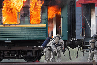 25 август 2016 г., Барнаул © Амител Вячеслав Мельников   Быть готовыми. Как проходили учения железнодорожников 