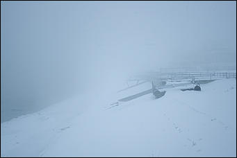 18 ноябрь 2016 г., Барнаул © Амител Вячеслав Мельников   Фотографии утреннего морозного речного вокзала 