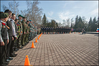 20 апрель 2016 г., Барнаул   Торжественное открытие акции "Вахта Памяти – 2016"