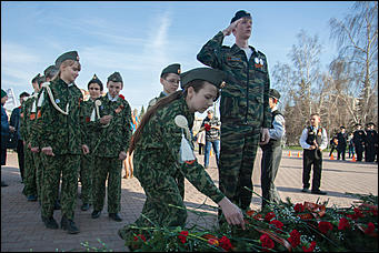 20 апрель 2016 г., Барнаул   Торжественное открытие акции "Вахта Памяти – 2016"