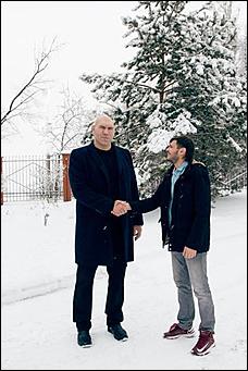 Известный спортсмен приехал на соревнования   Николай Валуев в Барнауле

