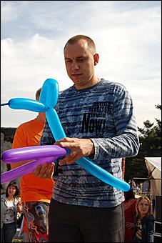 22 августа 2009 г, Барнаул   "Город Солнца" - площадка газеты "Вечерний Барнаул"