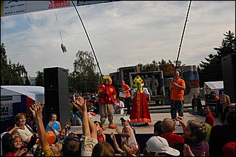 22 августа 2009 г, Барнаул   "Город Солнца" - площадка газеты "Вечерний Барнаул"