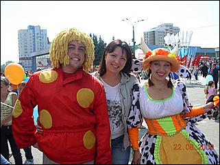 22 августа 2009 г, Барнаул   "Город Солнца" - площадка газеты "Вечерний Барнаул"