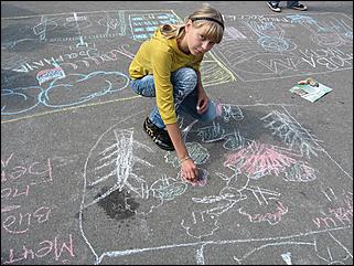 22 августа 2009 г, Барнаул   "Город Солнца" - площадка газеты "Вечерний Барнаул"