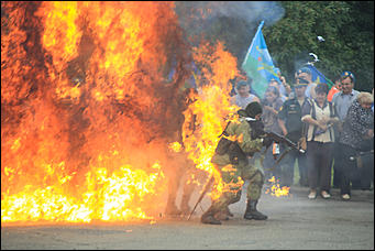 2 август 2018 г., Барнаул. Смолихина Екатерина   Горим за ВДВ: как в Барнауле отметили День десантника