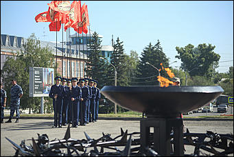 2 августа 2019 г., Барнаул. Екатерина Смолихина   Митингом и шествием отметили День ВДВ в Барнауле