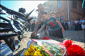 2 августа 2019 г., Барнаул. Екатерина Смолихина   Митингом и шествием отметили День ВДВ в Барнауле