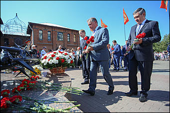 2 августа 2019 г., Барнаул. Екатерина Смолихина   Митингом и шествием отметили День ВДВ в Барнауле