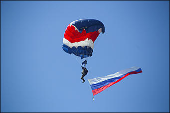 2 августа 2019 г., Барнаул. Екатерина Смолихина   Митингом и шествием отметили День ВДВ в Барнауле