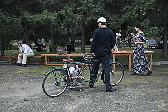 2 сентября 2017 г., Барнаул. Екатерина Смолихина   Элегантный юбилей: ретро-велопробег в пятый раз прошел в Барнауле
