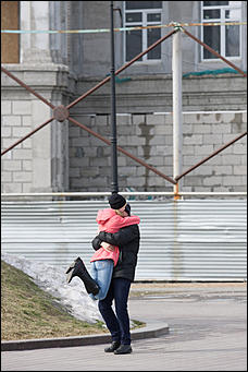 31 март 2017 г., Барнаул   Наступили теплые деньки. Весна в Барнауле