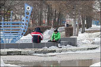 31 март 2017 г., Барнаул   Наступили теплые деньки. Весна в Барнауле