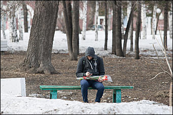 31 март 2017 г., Барнаул   Наступили теплые деньки. Весна в Барнауле