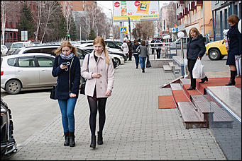 31 март 2017 г., Барнаул   Наступили теплые деньки. Весна в Барнауле