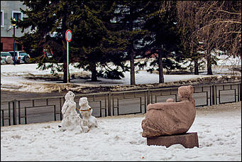 29 февраль 2016 г., Барнаул © Амител Вячеслав Мельников. Николай Бондароенко   Дождались! Первый день весны 