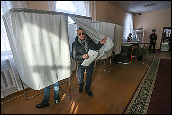 19 марта 2018 г.,Барнаул. Екатерина Смолихина Как Барнаул выбирал президента России