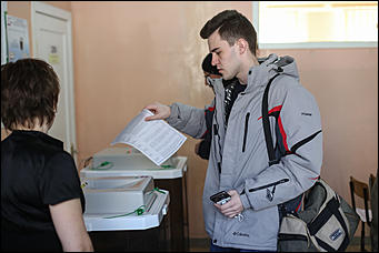 19 марта 2018 г.,Барнаул. Екатерина Смолихина Как Барнаул выбирал президента России