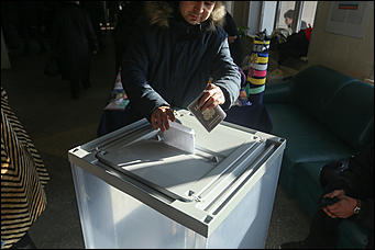 19 марта 2018 г.,Барнаул. Екатерина Смолихина Как Барнаул выбирал президента России