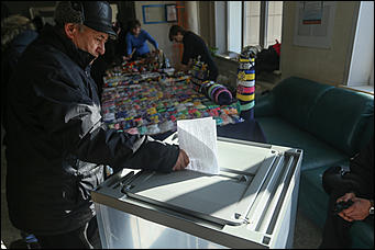 19 марта 2018 г.,Барнаул. Екатерина Смолихина Как Барнаул выбирал президента России