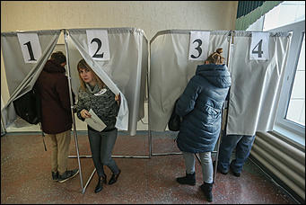 19 марта 2018 г.,Барнаул. Екатерина Смолихина Как Барнаул выбирал президента России