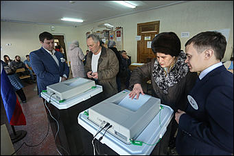 19 марта 2018 г.,Барнаул. Екатерина Смолихина Как Барнаул выбирал президента России