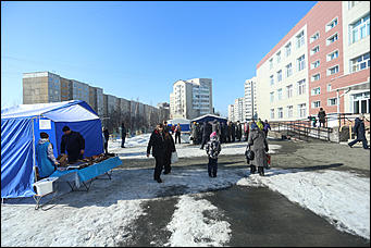 19 марта 2018 г.,Барнаул. Екатерина Смолихина Как Барнаул выбирал президента России