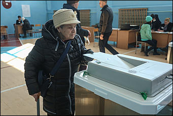 19 марта 2018 г.,Барнаул. Екатерина Смолихина Как Барнаул выбирал президента России