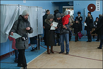 19 марта 2018 г.,Барнаул. Екатерина Смолихина Как Барнаул выбирал президента России