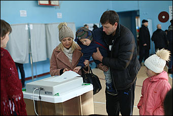 19 марта 2018 г.,Барнаул. Екатерина Смолихина Как Барнаул выбирал президента России