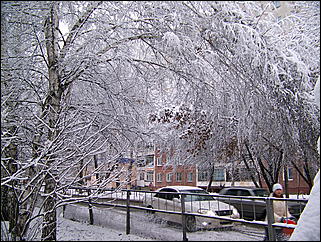 5 ноября 2009 г., Барнаул   В Барнаул пришла "зима"