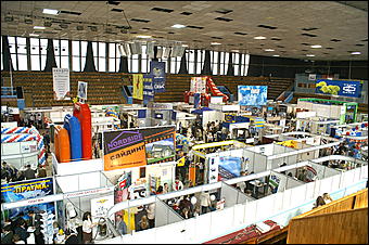 24 апреля 2007 г., Барнаул   Открытие XII специализированной выставки-ярмарки "Строительство. Благоустройство. Интерьер"