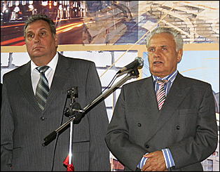 24 апреля 2007 г., Барнаул   Открытие XII специализированной выставки-ярмарки "Строительство. Благоустройство. Интерьер"